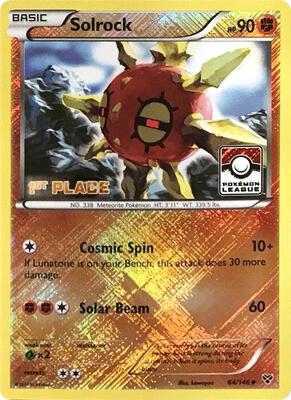 Solrock - 64/146 (Pokemon League) [1st Place]