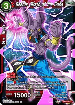 Beerus, Wrath of the Gods #EX11-04 — Expansion Deck Box Set 11: Universe 7 Unison