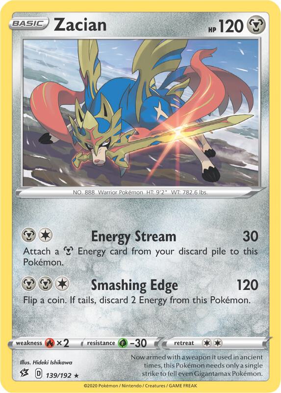 Zacian - 139/192 (Cracked Ice Holo) 139/192 from Deck Exclusives