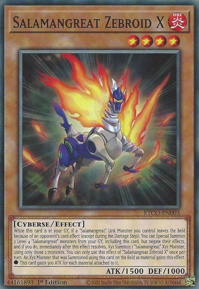 Salamangreat Zebroid X - Eternity Code - YuGiOh - TCGplayer.com
