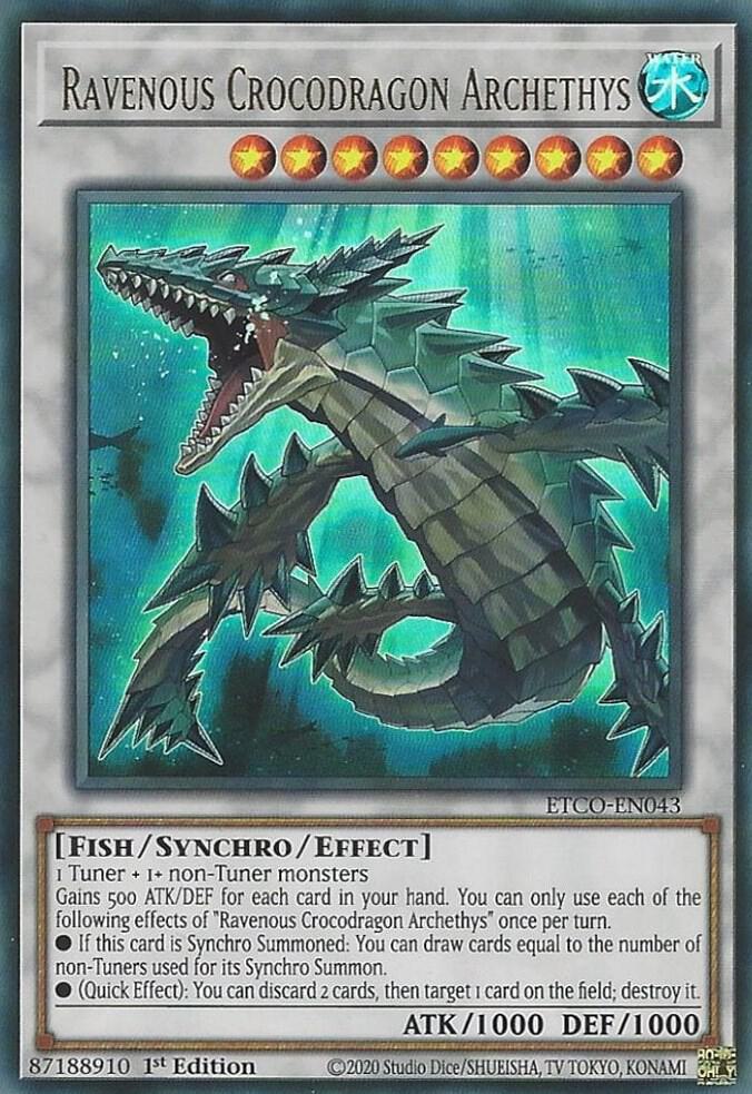 Ravenous Crocodragon Archethys - Eternity Code - YuGiOh