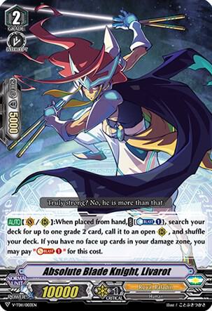 Absolute Blade Knight, Livarot (RRR Foil)