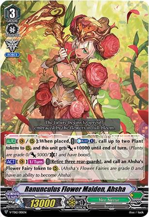 Ranunculus Flower Maiden, Ahsha (RRR Foil)