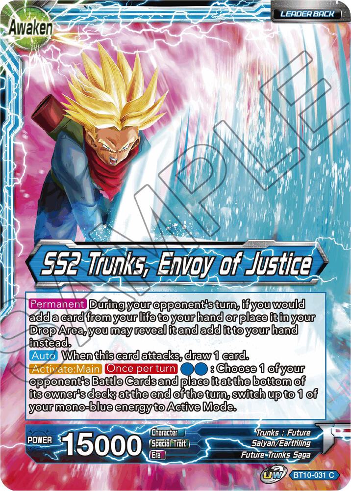 Trunks // SS2 Trunks, Envoy of Justice - Rise of the Unison