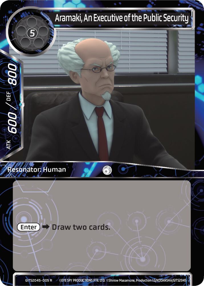 Aramaki, An Executive of the Public Security