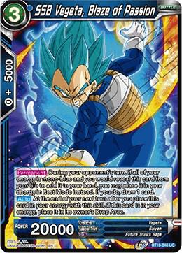 SSB Vegeta, Blaze of Passion #BT10-040 — Rise of the Unison Warrior