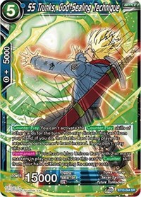 SS Trunks, God-Sealing Technique card art