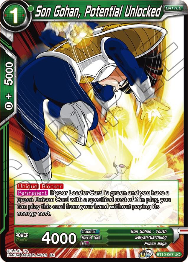 Son Gohan, Potential Unlocked #BT10-067 — Rise of the Unison Warrior
