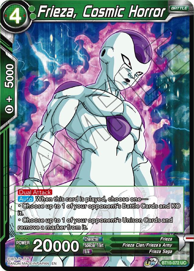 Frieza, Cosmic Horror - Rise of the Unison Warrior - Dragon Ball