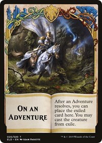Emblem - On An Adventure // Spirit Double-Sided Token (Challenger 2020)
