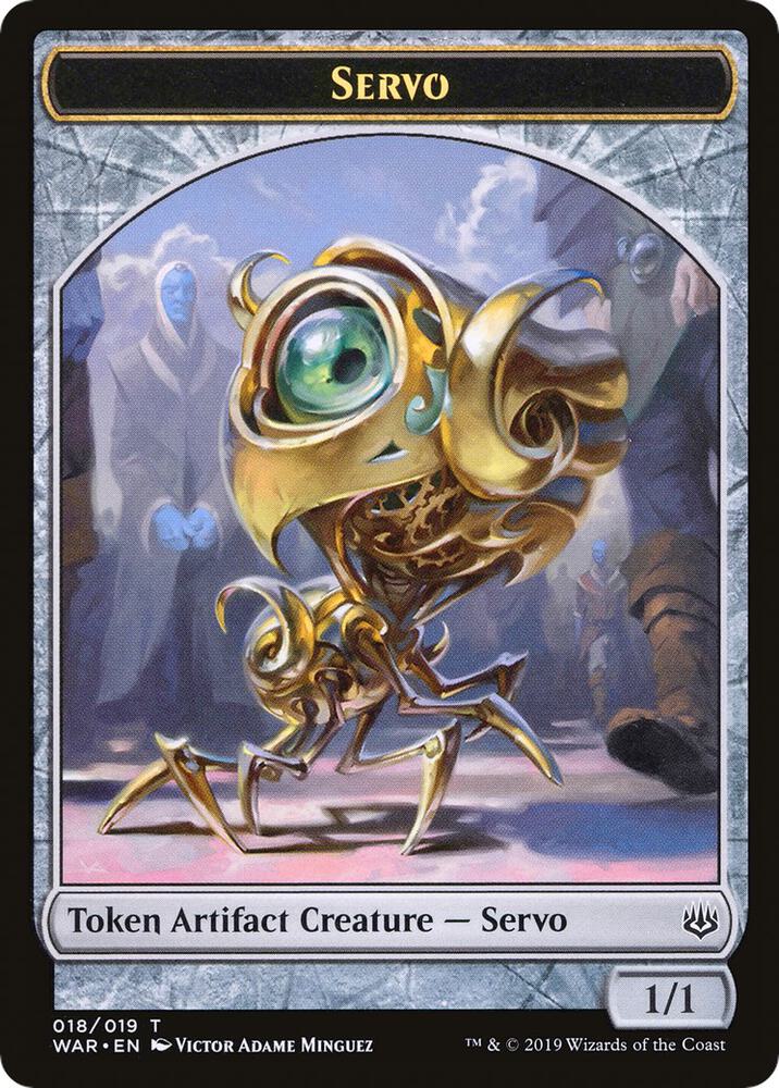 Servo // Dragon Double-Sided Token (Challenger 2020)