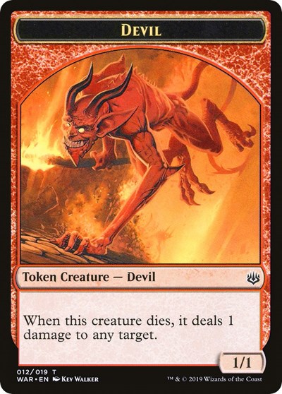 Devil Satyr Double Sided Token Challenger 2020