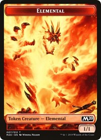 Elemental // Satyr Double-Sided Token (Challenger 2020)