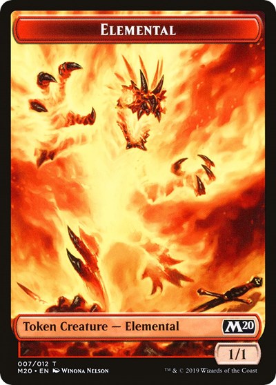 Elemental Satyr Double Sided Token Challenger 2020