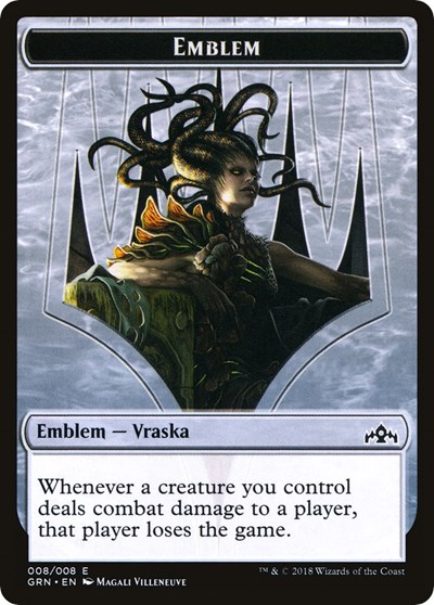 Emblem Vraska Human Double Sided Token Challenger 2020