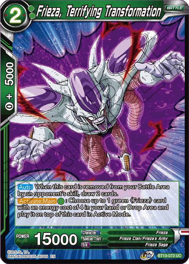 Frieza, Terrifying Transformation #BT10-073 — Rise of the Unison Warrior