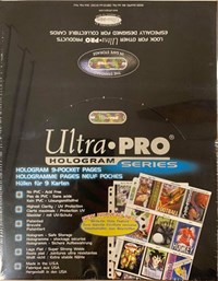 Ultra Pro Platinum Hologram Secure Standard 9-Pocket Pages with Write-On Strip- · Ultra Pro Protective Pages