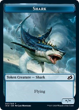 Shark // Human Soldier (003) Double-Sided Token