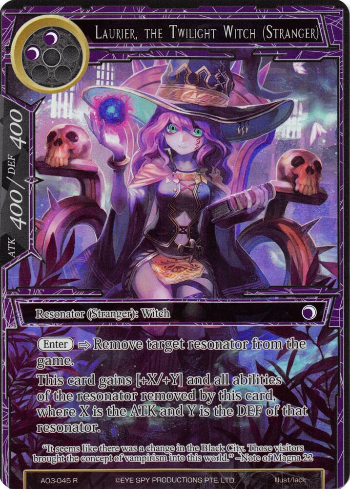 Laurier, the Twilight Witch (Stranger) (Full Art)