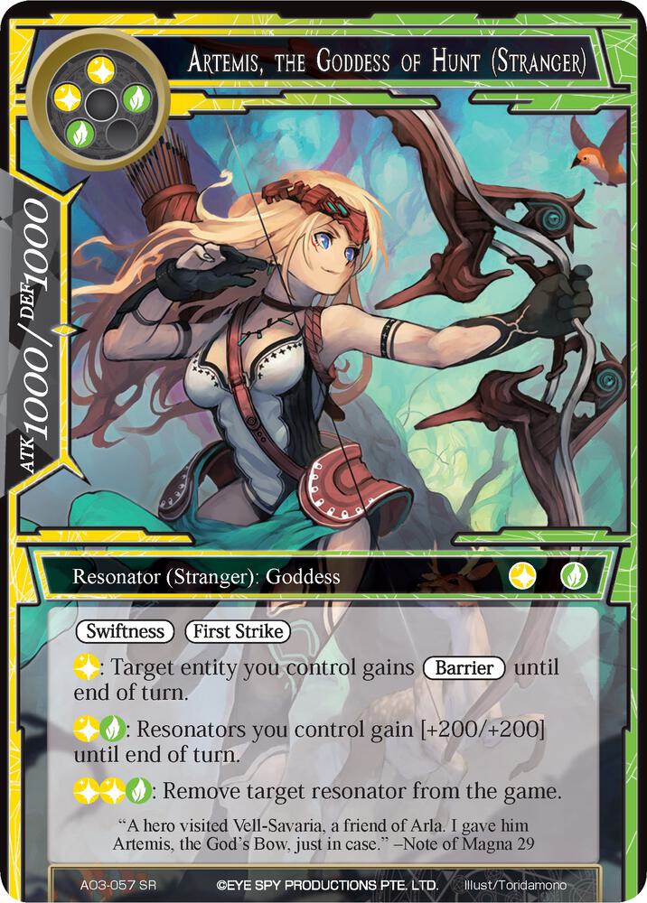 Artemis, the Goddess of Hunt (Stranger)