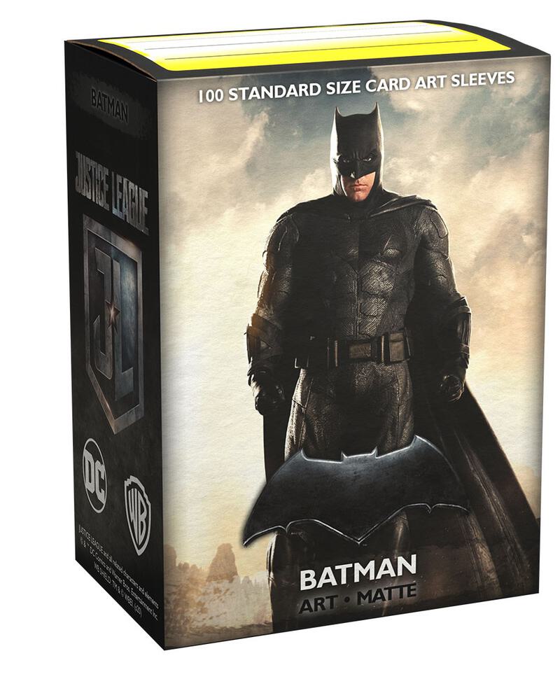 justice league card sleeves Dragon Shield Limited Edition Art Sleeves - Justice League: Batman  (100-Pack) - Dragon Shield Card Sleeves