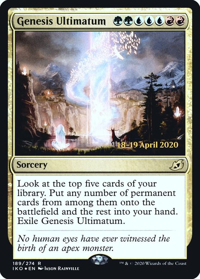 Genesis Ultimatum #189s — Ikoria: Lair of Behemoths Promos