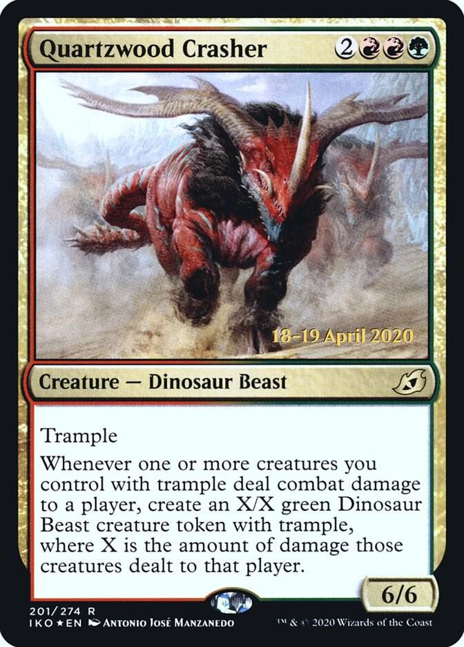 Quartzwood Crasher #201s — Ikoria: Lair of Behemoths Promos