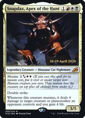 Snapdax, Apex of the Hunt #209 – Prerelease Cards (Mythic)