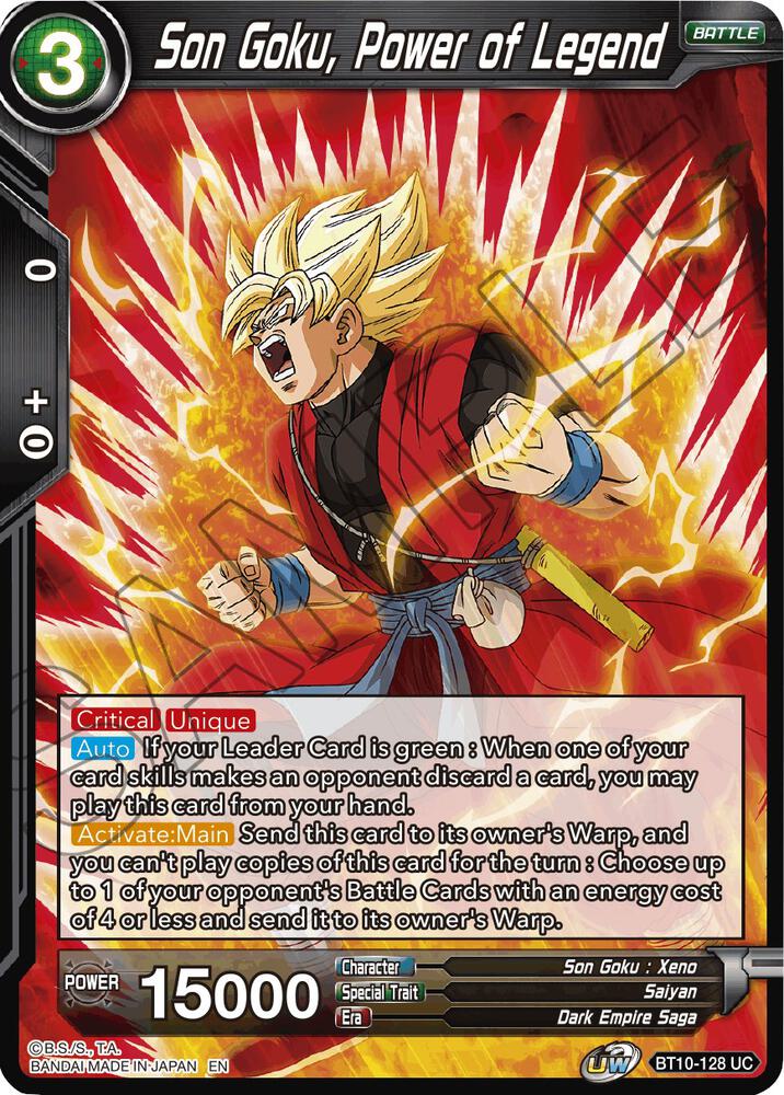 Son Goku, Power of Legend #BT10-128 — Rise of the Unison Warrior