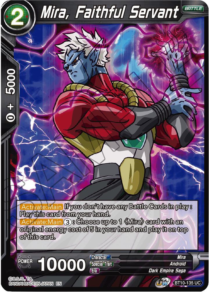 Mira, Faithful Servant #BT10-135 — Rise of the Unison Warrior