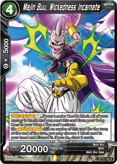 Majin Buu, Wickedness Incarnate
