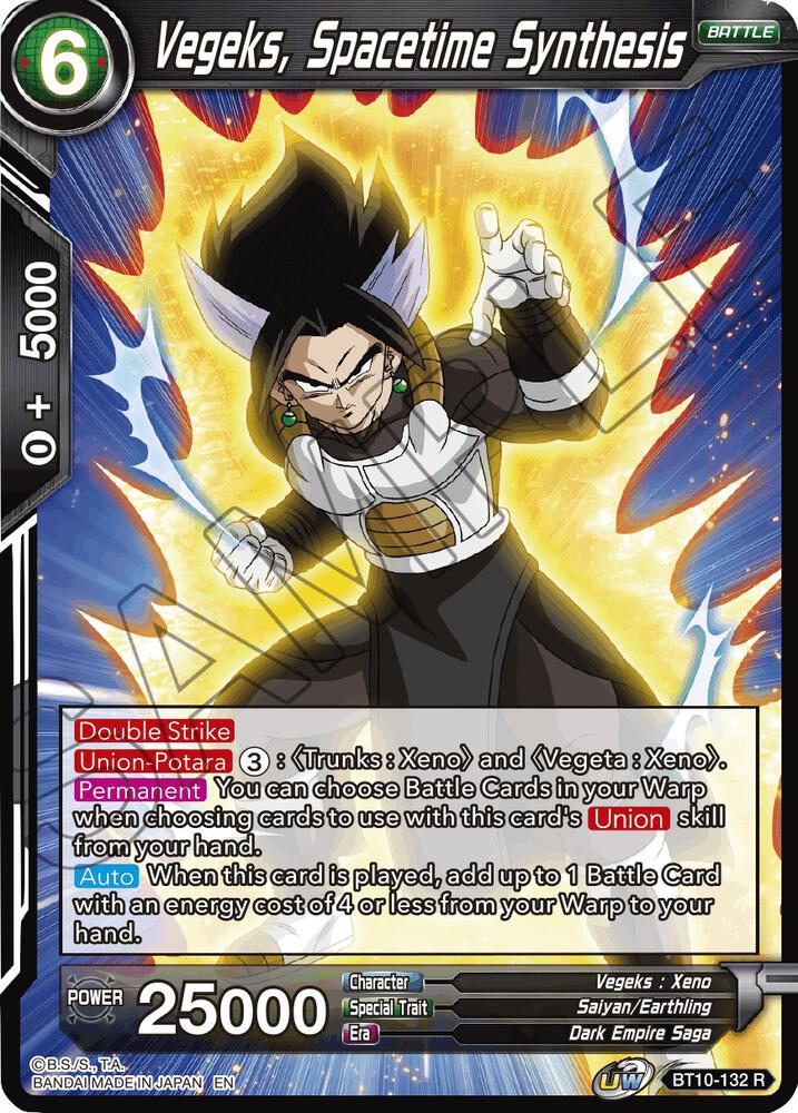 Vegeks, Spacetime Synthesis - Rise of the Unison Warrior - Dragon Ball Super: Masters Vegeks, Spacetime Synthesis - Rise of the Unison Warrior - Dragon Ball Super: Masters