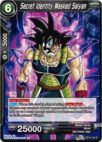 Secret Identity Masked Saiyan card art