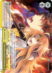 One Who Fulfils Ambitions #Foy/W65-E022 CC from Fujimi Fantasia Bunko Pokemon card image