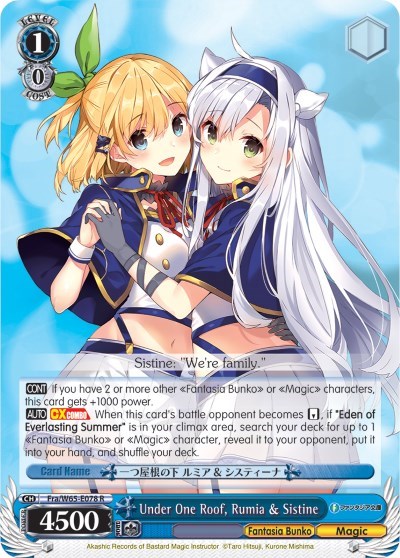 Under One Roof, Rumia & Sistine