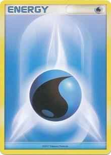 Water Energy (2007 Unnumbered D/P Style Non-Holo)  from League & Championship Cards