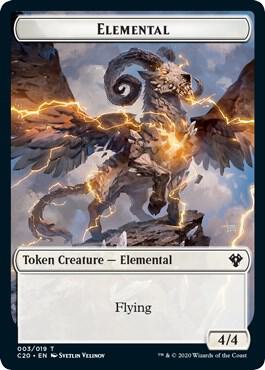 Elemental (003) // Soldier Double-Sided Token 3 // 5 card