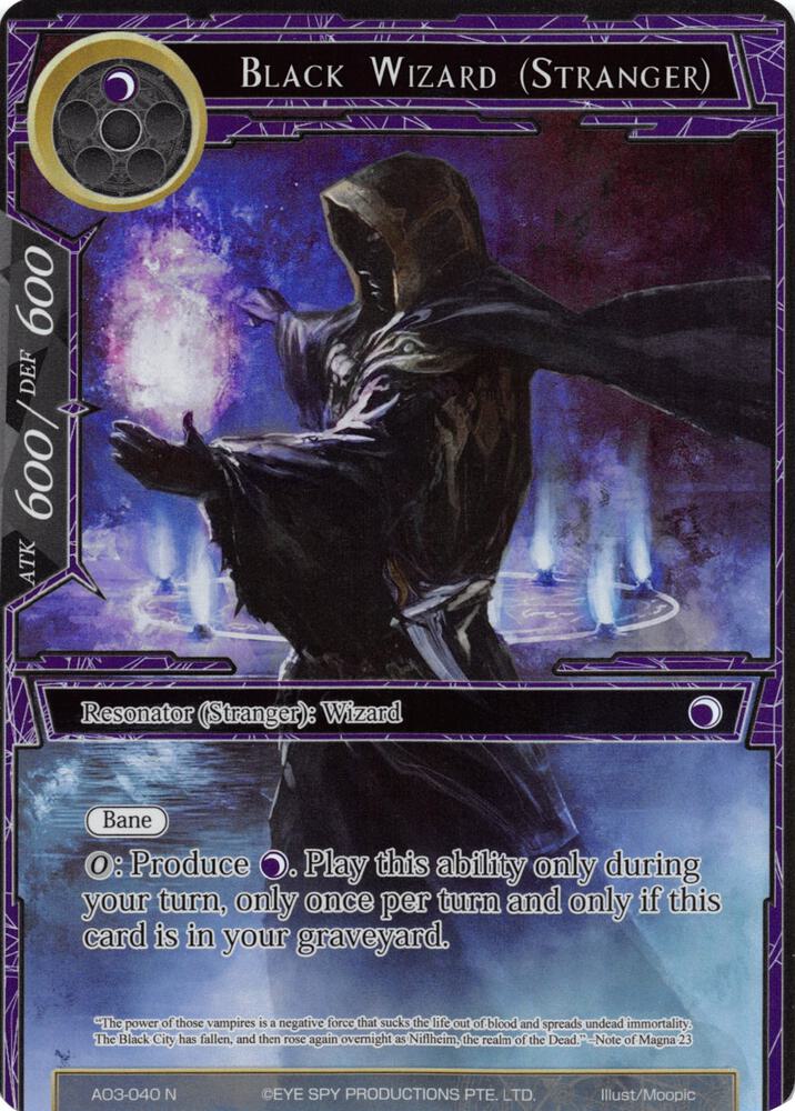 Black Wizard (Stranger) (Full Art)
