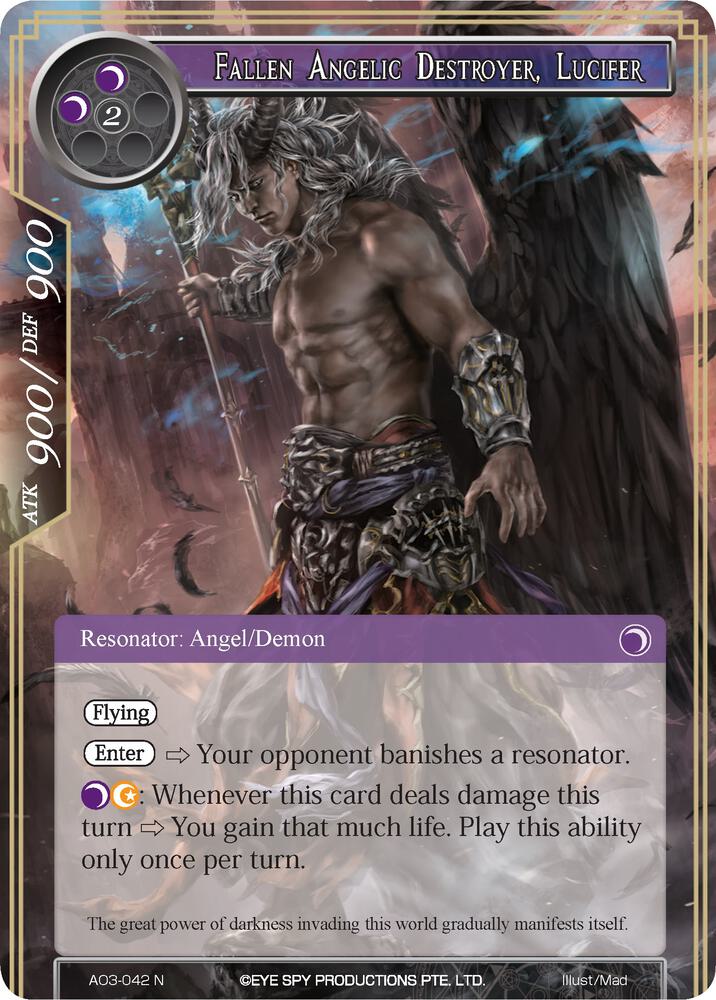 Fallen Angelic Destroyer, Lucifer