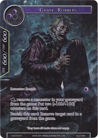 Grave Robbers (Full Art) - Force of Will Alice Origin III trading card