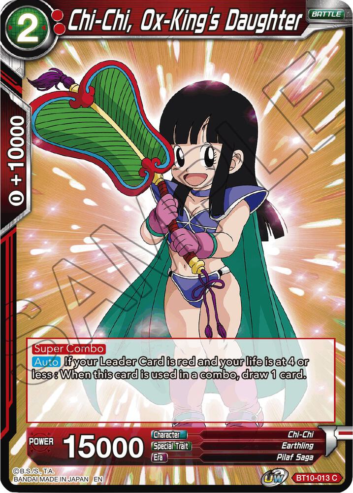ドラゴンボールカード 1234 Chi-Chi, Ox-King's Daughter - Rise of the Unison Warrior - Dragon