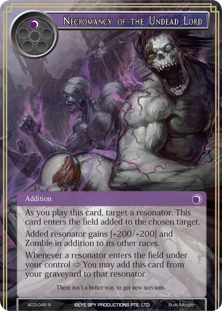 Necromancy of the Undead Lord