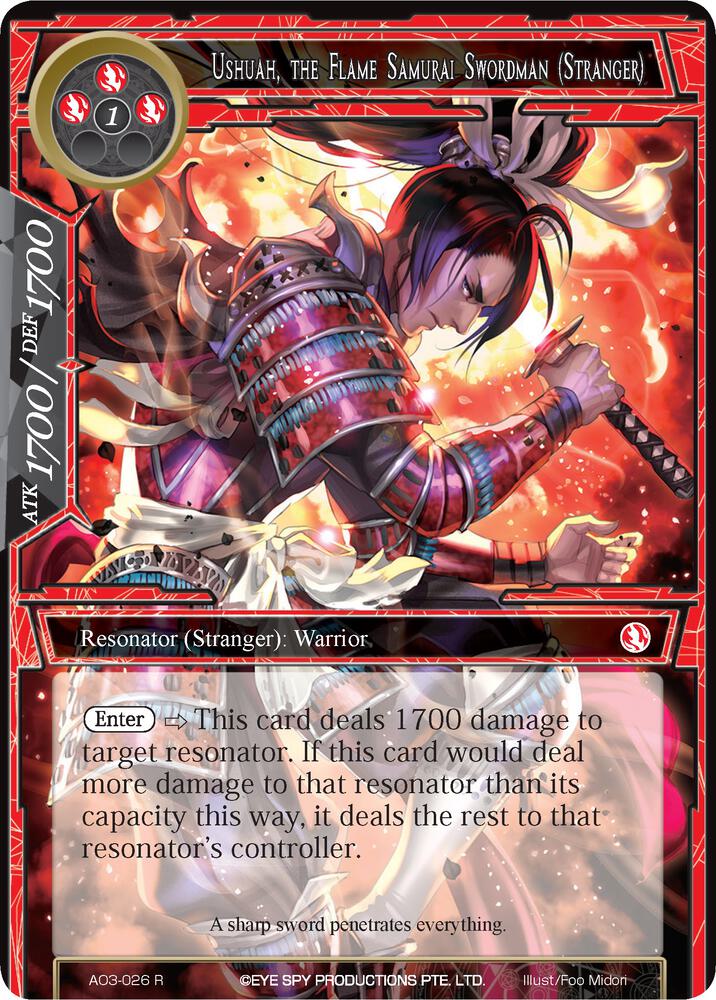 Ushuah, the Flame Samurai Swordman (Stranger)