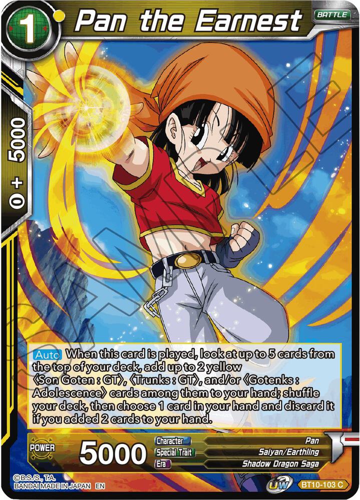 Pan the Earnest #BT10-103 — Rise of the Unison Warrior