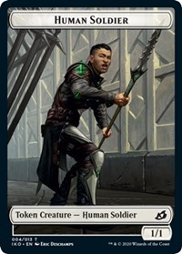 Human Soldier (004) // Zombie Double-Sided Token