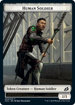 Human Soldier (004) // Zombie Double-Sided Token