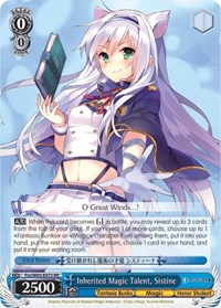 Inherited Magic Talent, Sistine - Fujimi Fantasia Bunko