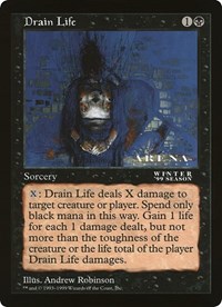 Drain Life (Arena League) - Oversize Cards - Magic: The Gathering card