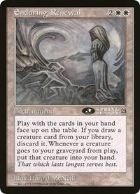 Enduring Renewal (3rd Place) (Arena League) - Oversize Cards - Magic: The Gathering card