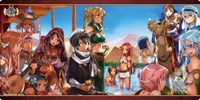 Bushiroad Rubber Mat (Wide) Sword Art Online 10th Anniversary - Sabaku no Utage · Bushiroad Playmats